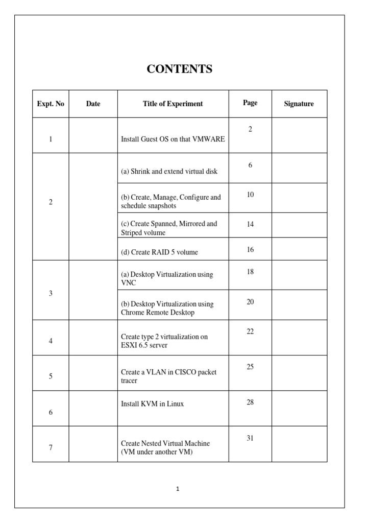 Virtualization Lab Record | PDF | Virtual Machine | Remote Desktop Services