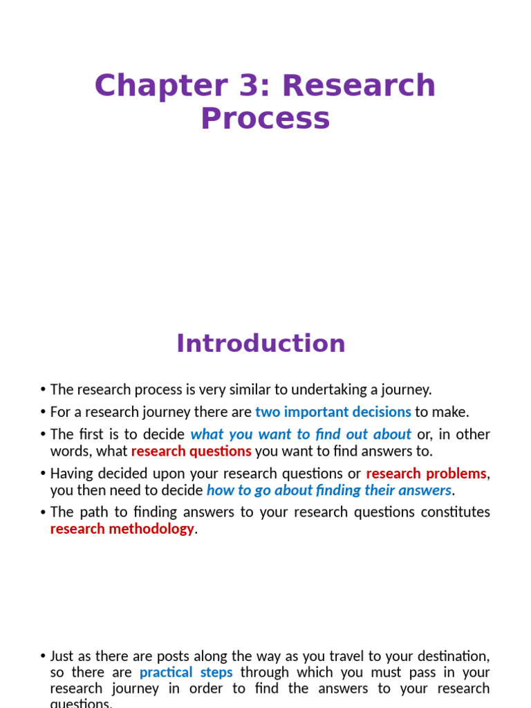 32- Ch 3 - Research Process (1) | PDF | Methodology | Theory