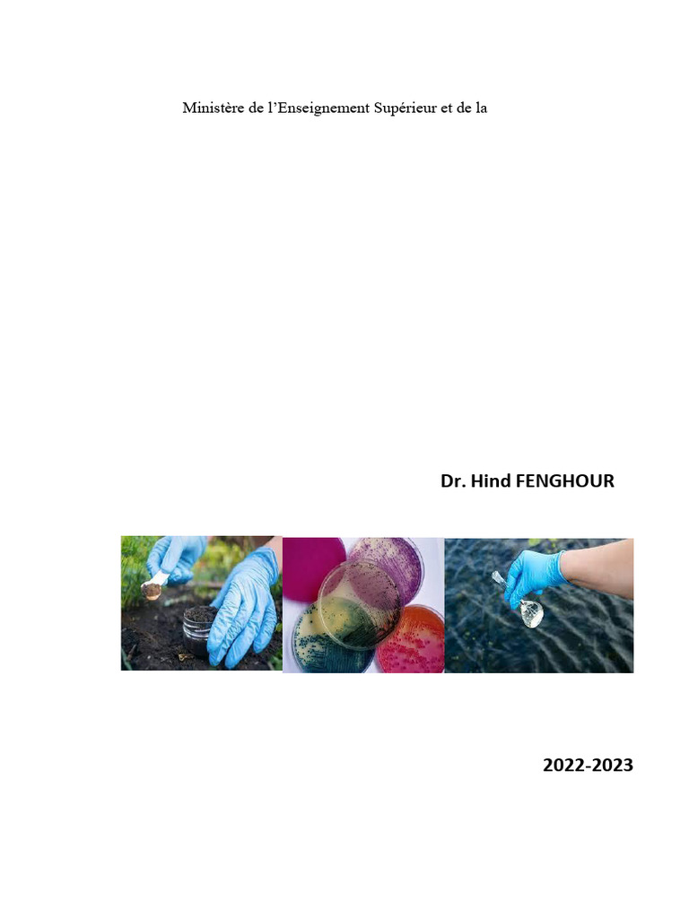 Microbiologie des Eaux et Sols en Biologie | PDF | Sol (pédologie ...