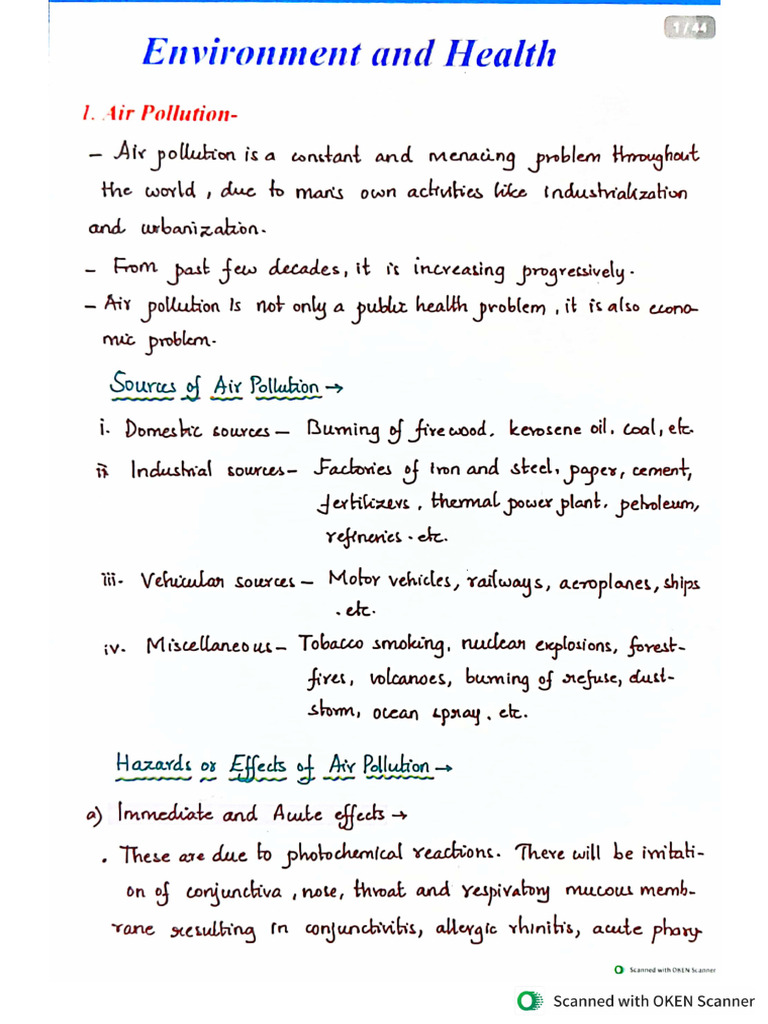 Environment and Health | PDF