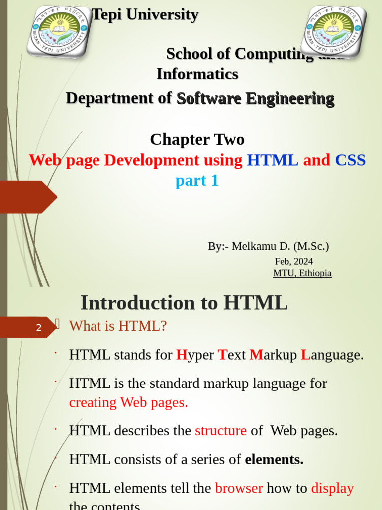 HTML and CSS Web Development Guide | PDF | Html | Html Element