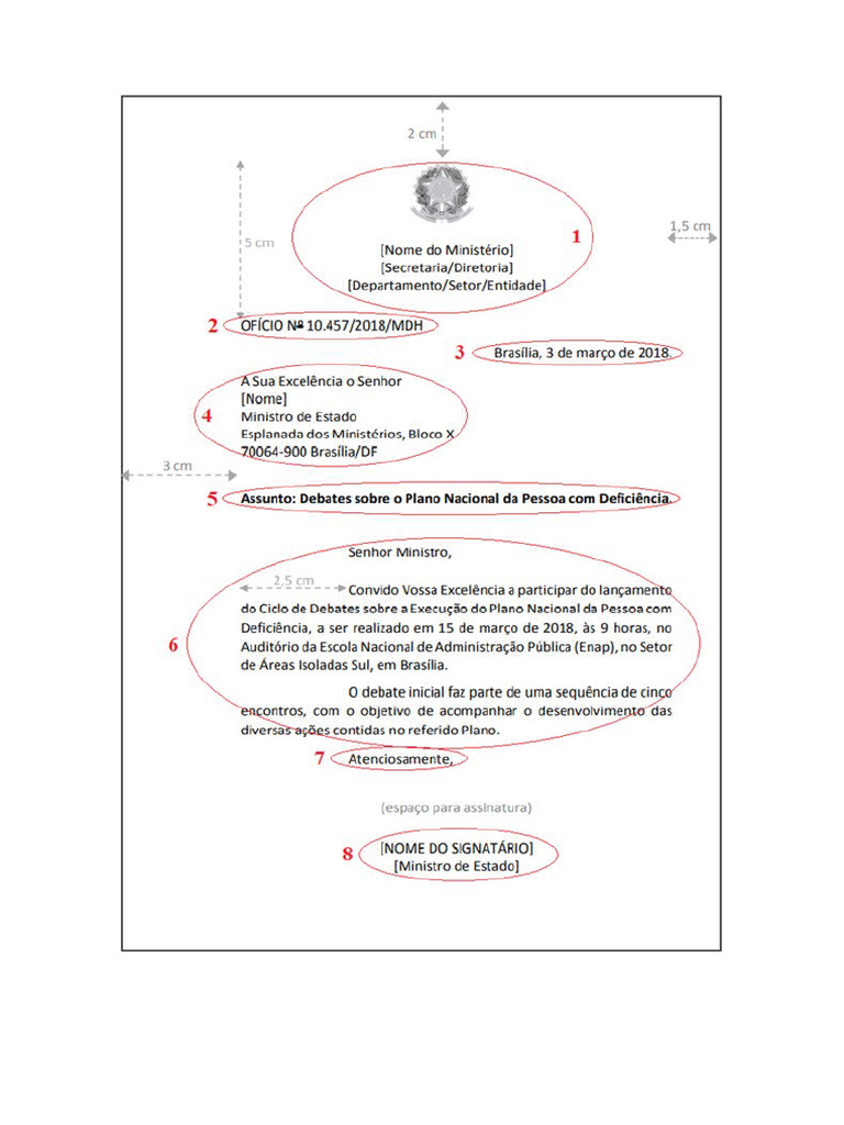 Estrutura de Documentos Oficiais | PDF