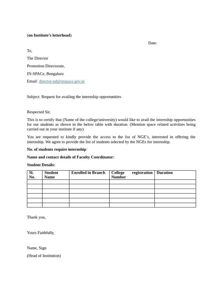 Format Letter | PDF