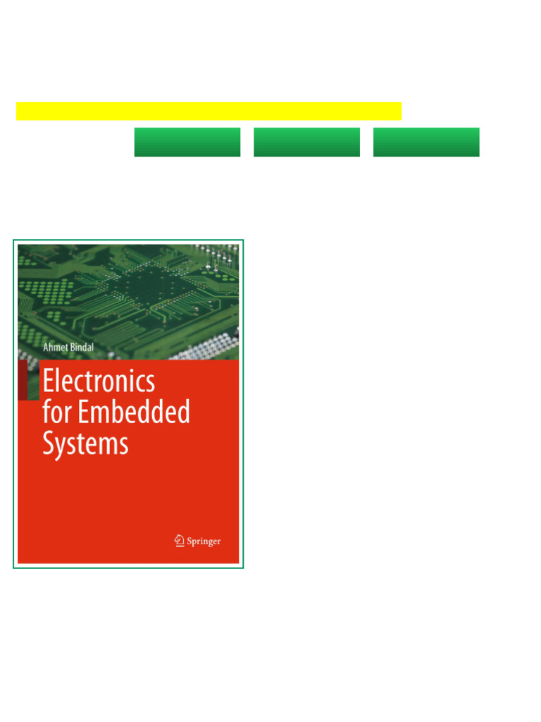 Electronics For Embedded Systems 3319394371 Sample | PDF
