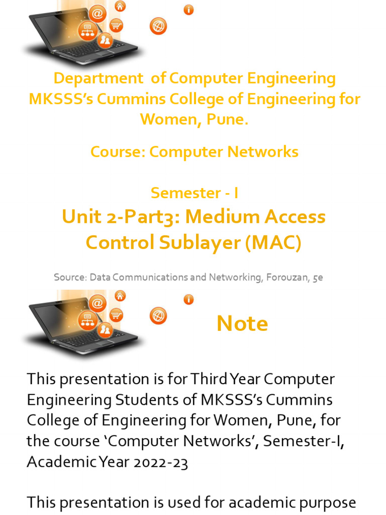 Unit 2 CN Part3 For T1 AY 2022-23 | PDF | Electronics | Telecommunications