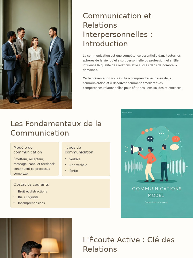 Améliorer la Communication Interpersonnelle | PDF | Communication non ...