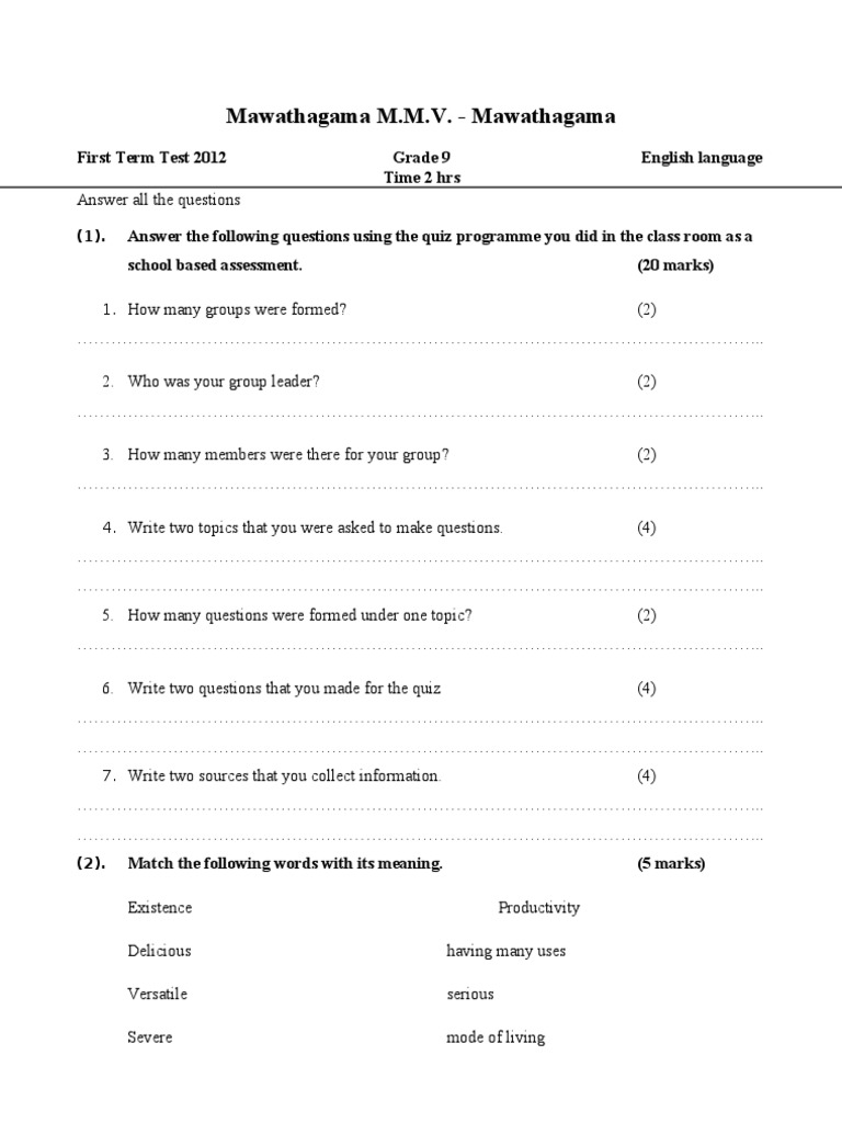 1st-term-test-grade-9-pdf