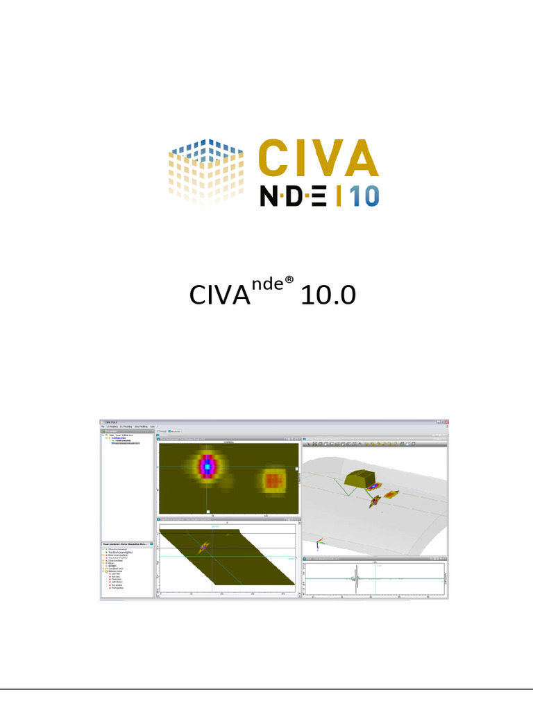 CIVA Ultrasonic Testing Tutorial | PDF | Waves | Window (Computing)