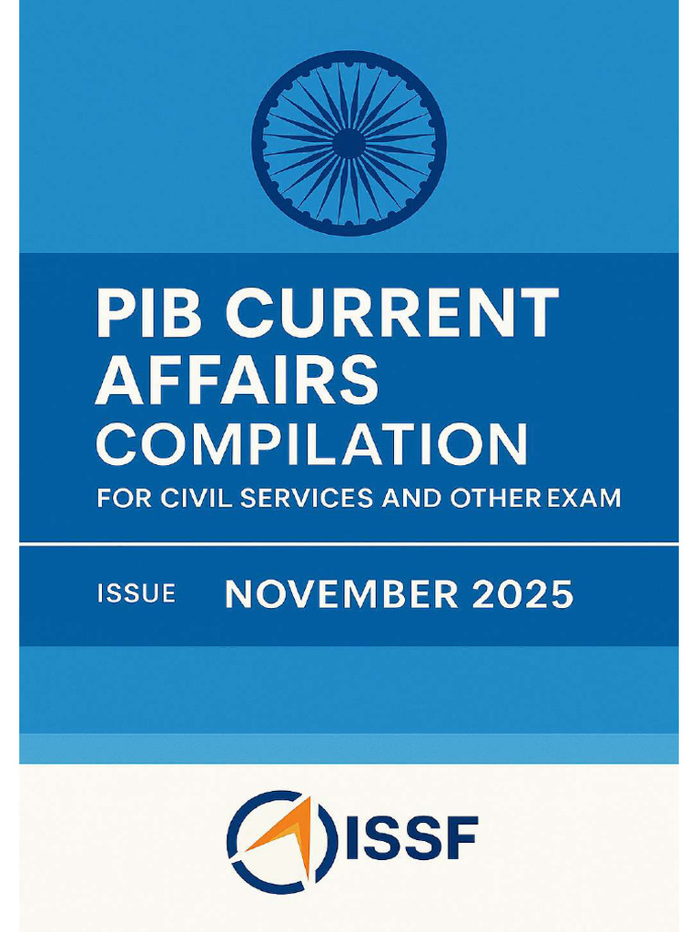November 2025 Current Affairs Overview | PDF | Climate Change ...
