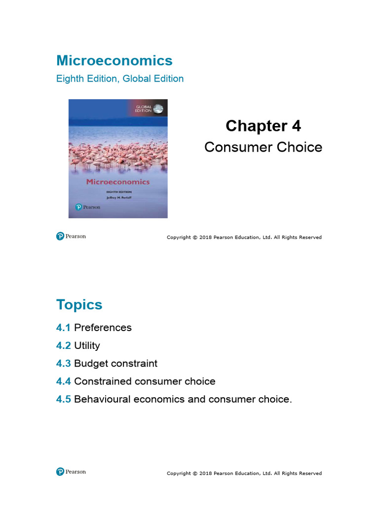 Understanding Consumer Choice in Microeconomics | PDF | Utility ...