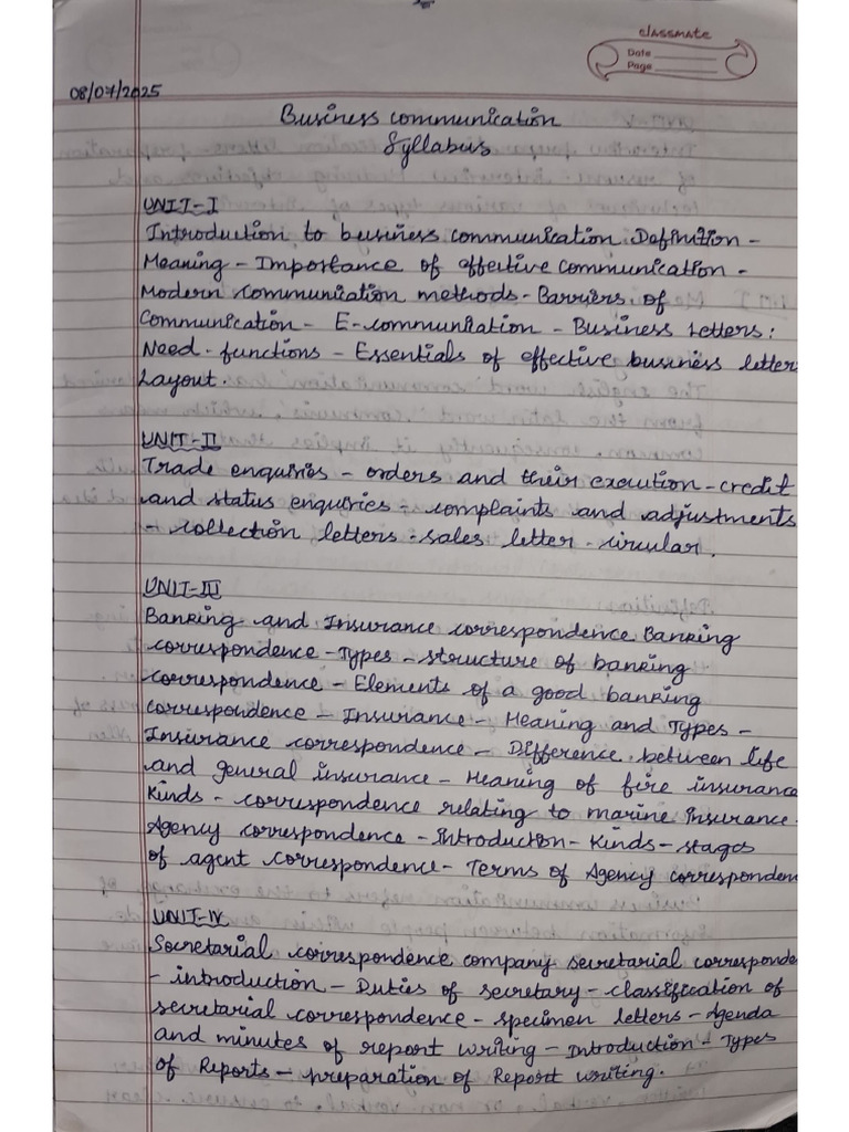 BC Notes | PDF