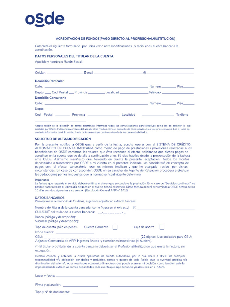 osde | PDF