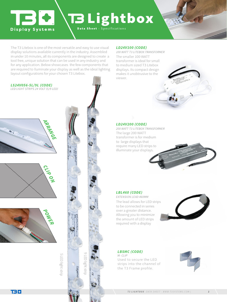 T3 Litebox Display Solutions Guide | PDF