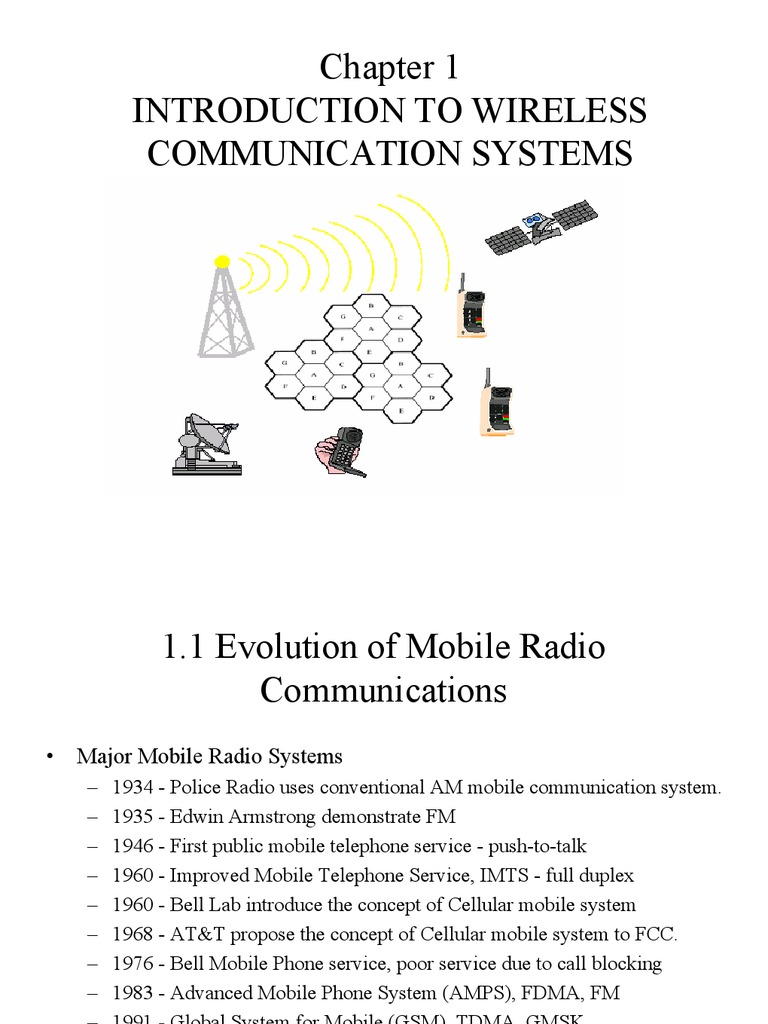 Overview of Wireless Communication Systems | PDF