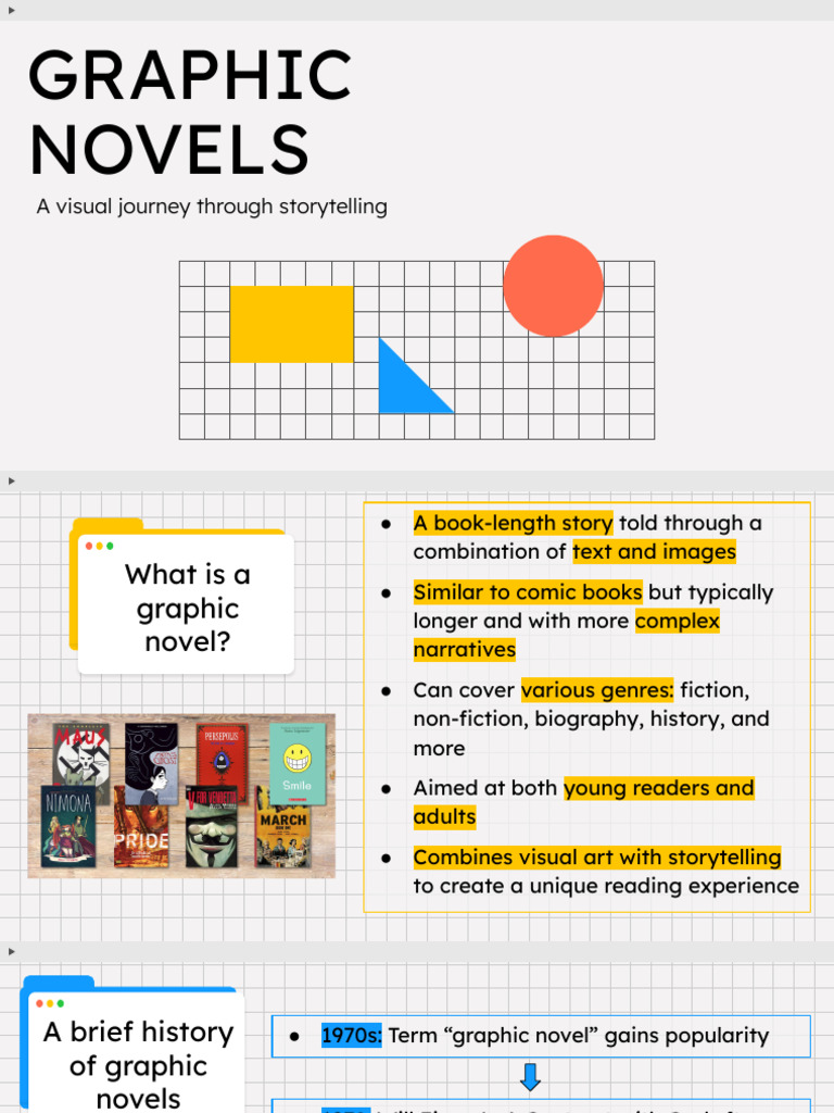 1. Graphic Novels_ A Visual Journey Through Storytelling | PDF
