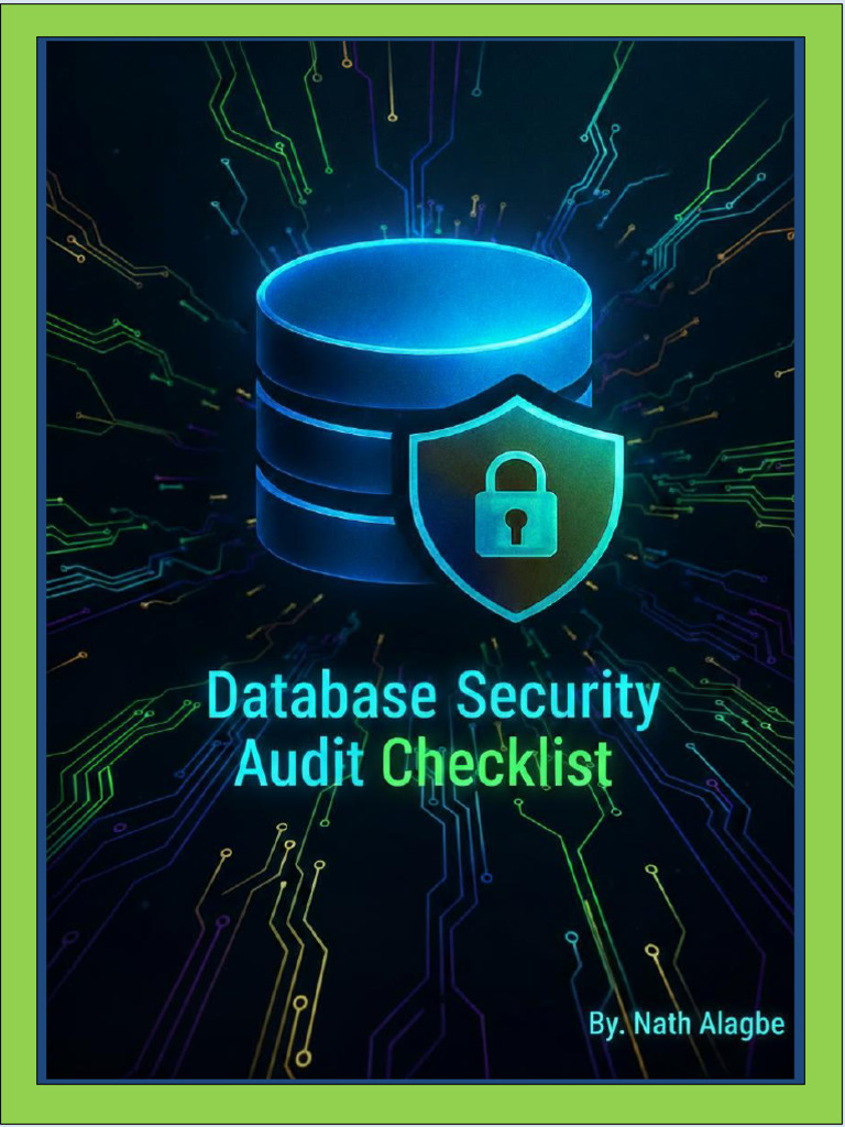 Database Security Audit Checklist Guide | PDF | Firewall (Computing ...