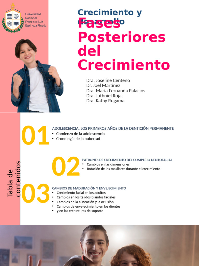 Crecimiento y Desarrollo Grupo 3 | PDF | Adolescencia | Pubertad