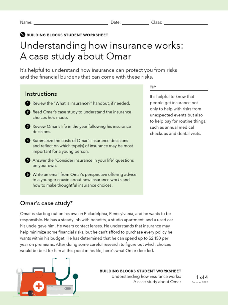 Understanding Insurance: Omar's Case Study | PDF | Insurance | Deductible