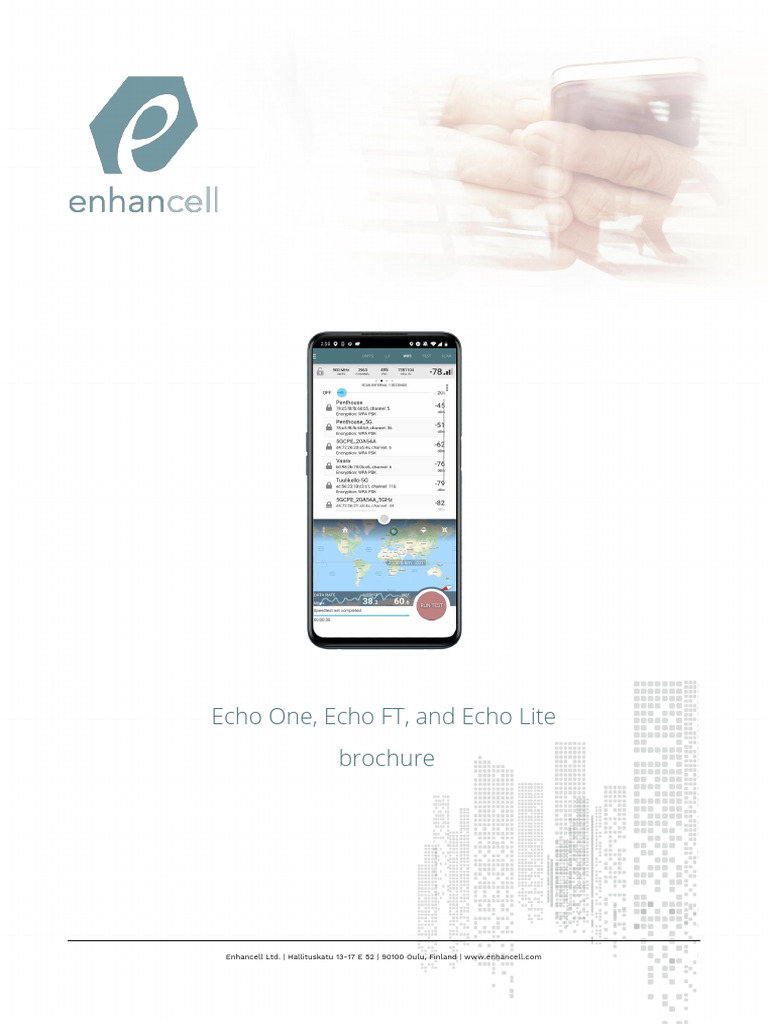 Echo One, Echo FT, And Echo Lite Brochure | PDF | Cloud Computing ...