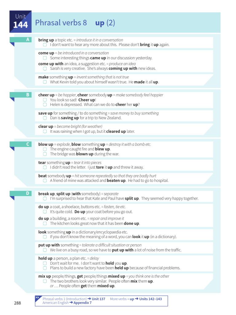 Essential Phrasal Verbs Explained | PDF