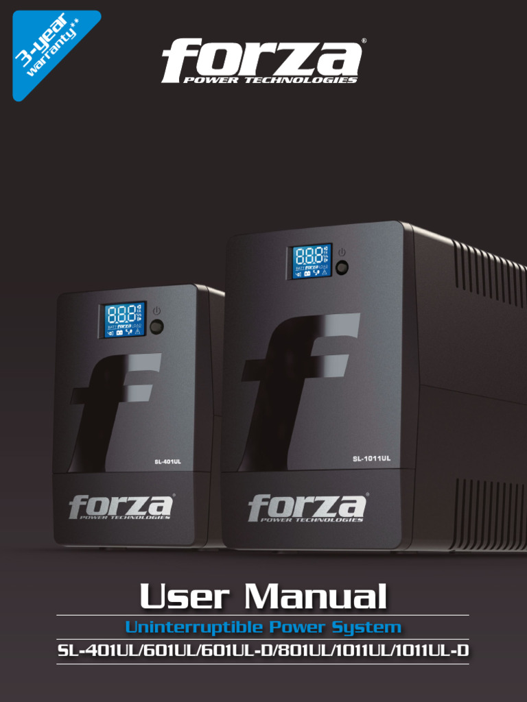 UPS-forza-SL-401UL-601-601UL-D-801-1011-1011ULD_ENG-SPA | PDF | Power ...