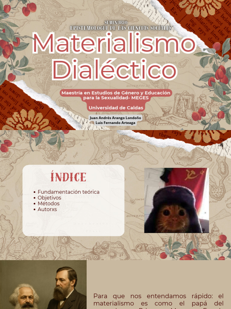 Materialismo Dialéctico | PDF | Dialéctico | Materialismo