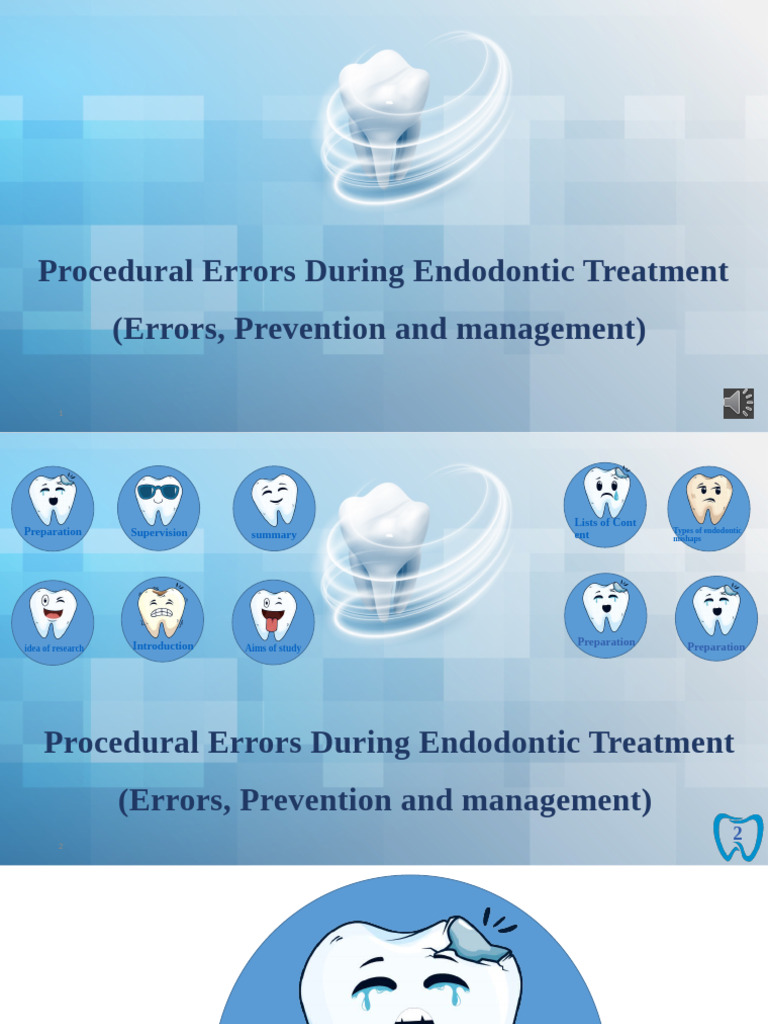 Endodontic Treatment Procedural Errors | PDF | Health Care | Dentistry
