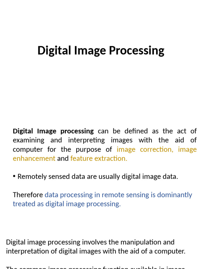 Digital Image Processing Techniques | PDF | Statistical Classification ...