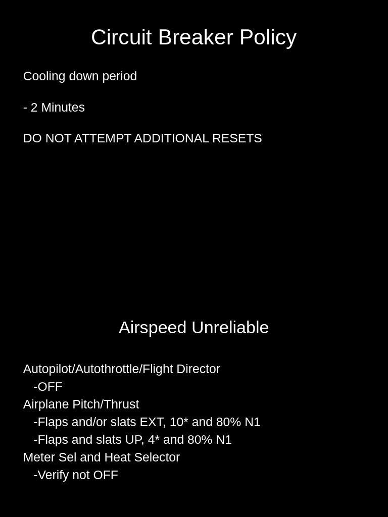 Aircraft Emergency Procedures Guide | PDF | Takeoff | Aviation