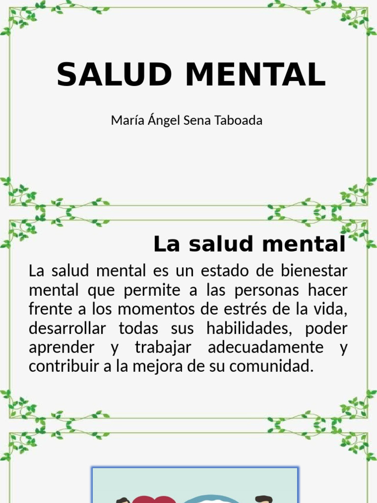 Cuidado de la Salud Mental y Bienestar | PDF
