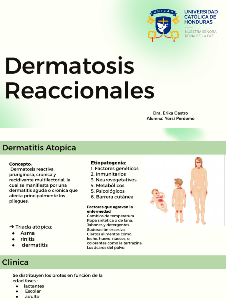 Dermatitis: Tipos, Diagnóstico y Tratamiento | PDF | Alergia ...