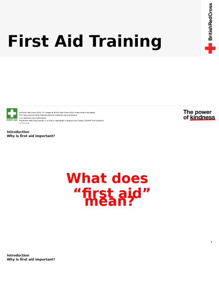 First Aid Training | PDF