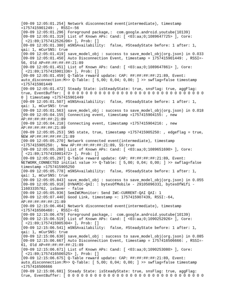 Network Connection Events Log | PDF | Computer File Formats