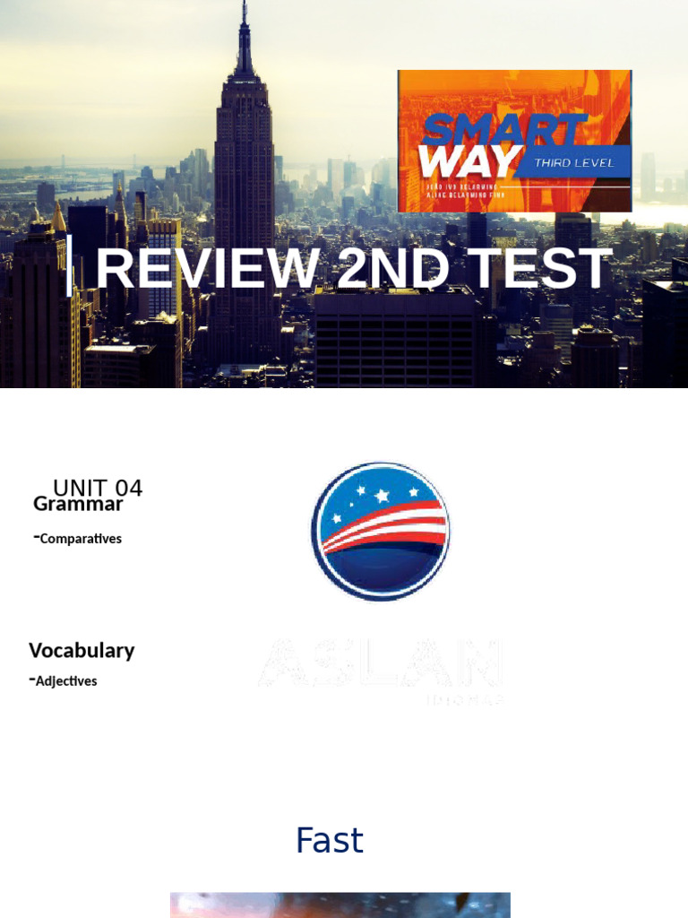 3rd Level - Review - 2nd Test - New | PDF | Syntax | Grammar