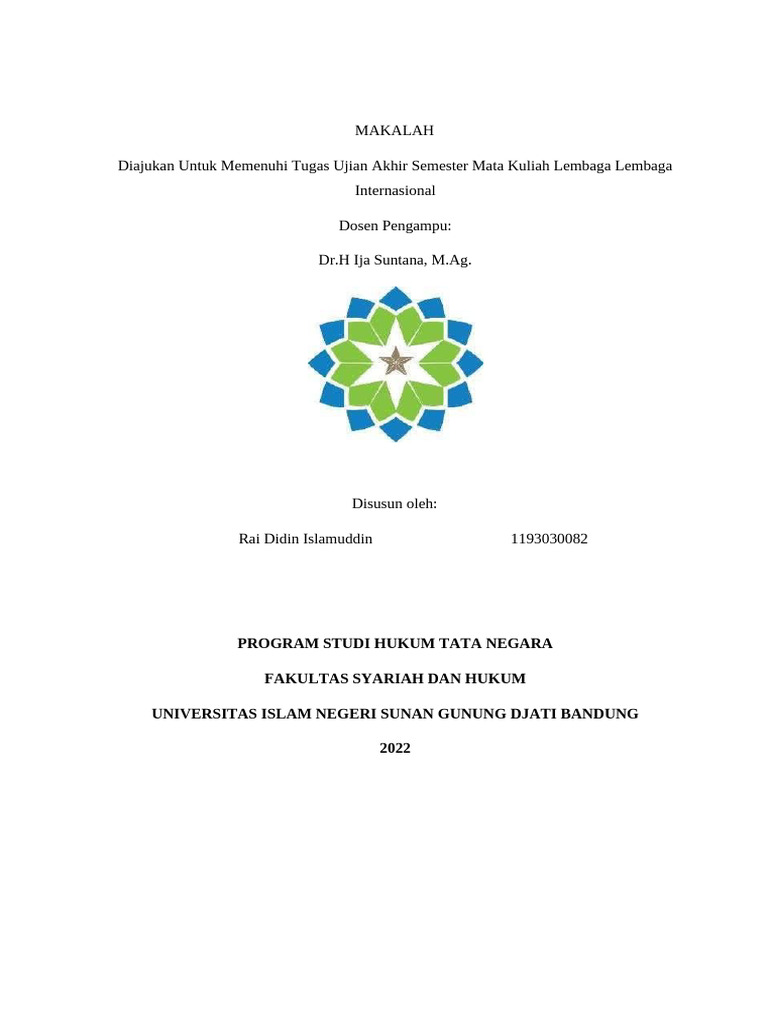 Makalah UAS LLI Rai Didin Islamuddin 1193030082_copy | PDF