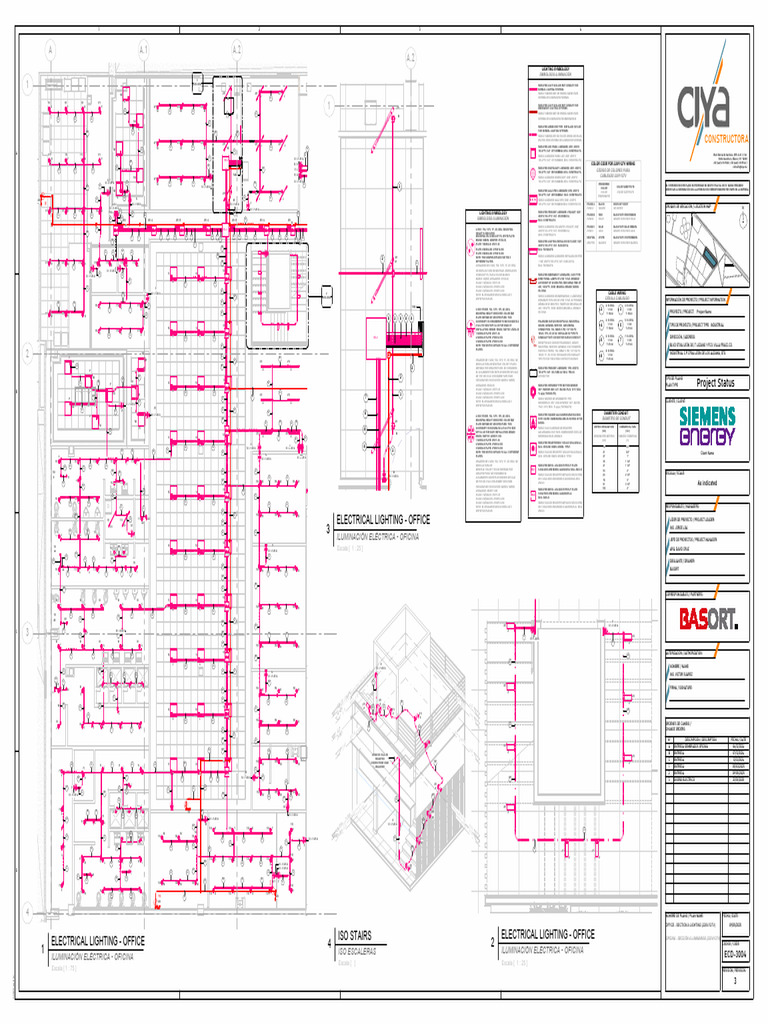 Ecd-3004 - Office - Section A Lighting (220V-127V) | PDF