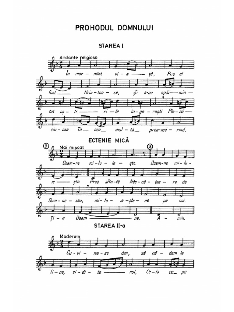 Prohodul Domnului | PDF