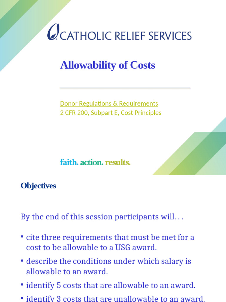 Cost Allowability 2CFR200 | PDF | Salary | Expense