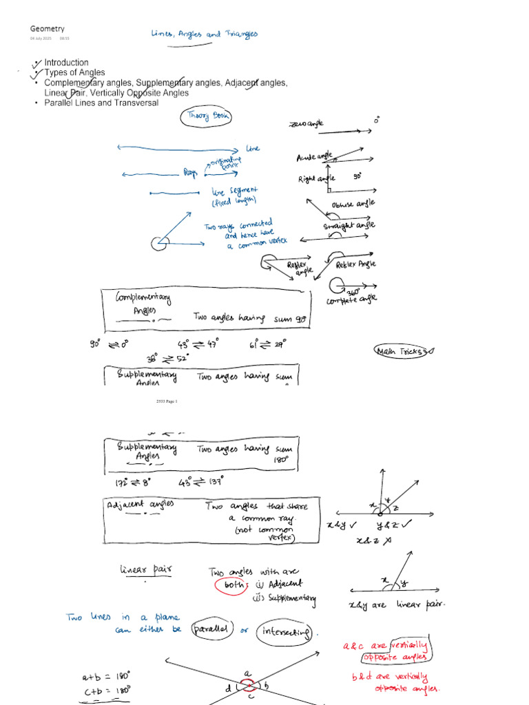 Geometry 1 | PDF