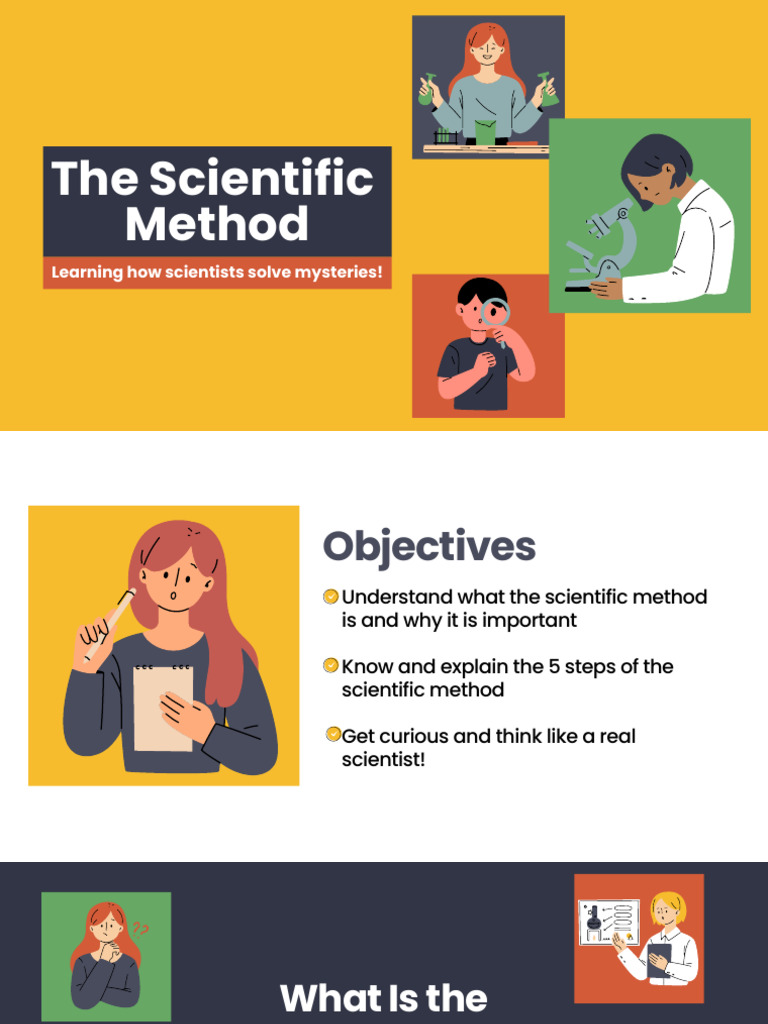 Scientific Method Presentation in Colorful Illustrative Style | PDF