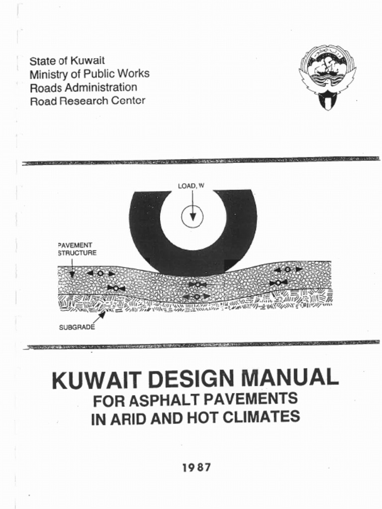 Kuwait Pavement Design Manual | PDF