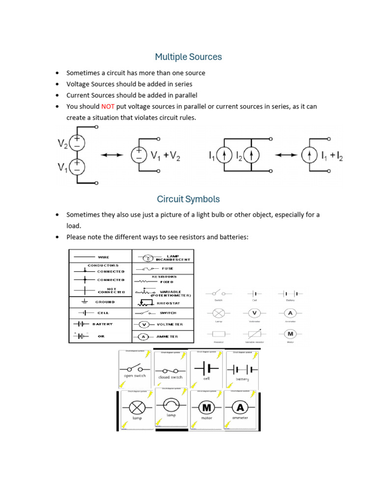 Circuit Basics: Voltage, Current, and Resistors | PDF | Resistor ...