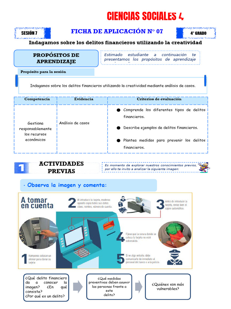 FICHA 7 - CC - SS 4to | PDF