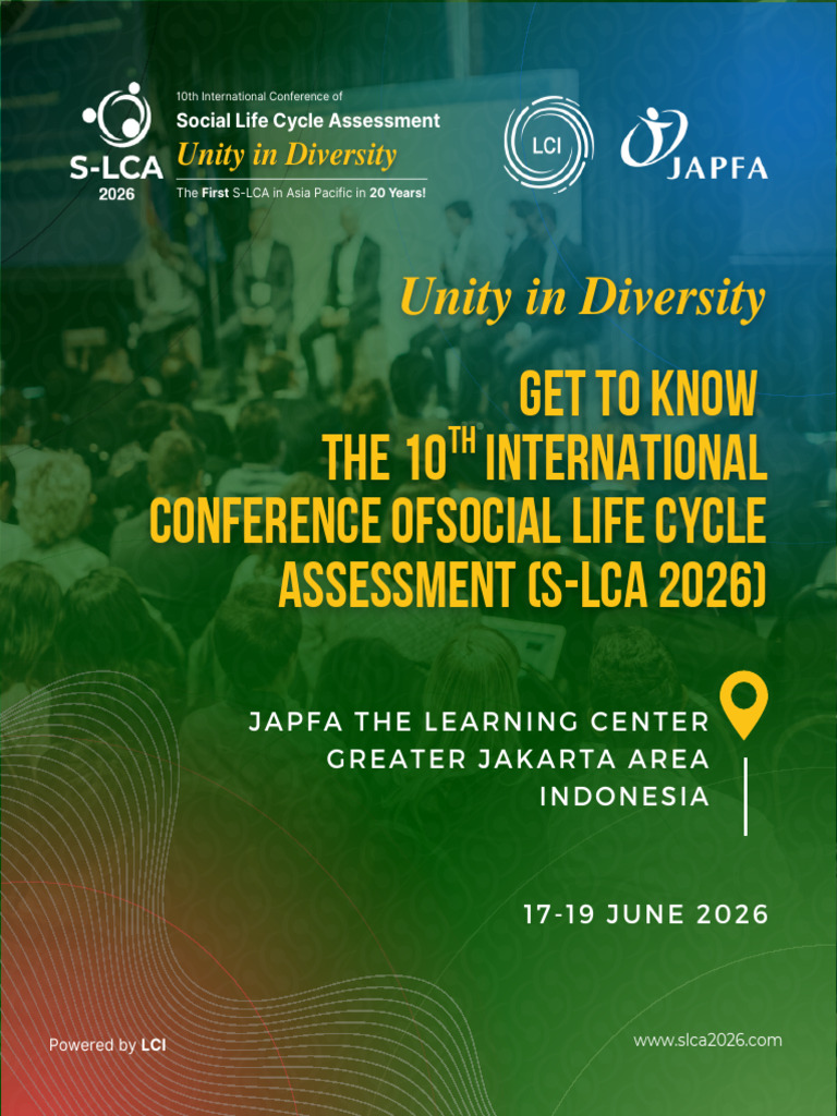 S-LCA 2026 Call for Abstracts | PDF | Life Cycle Assessment ...