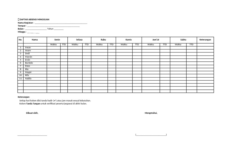 Absen | PDF