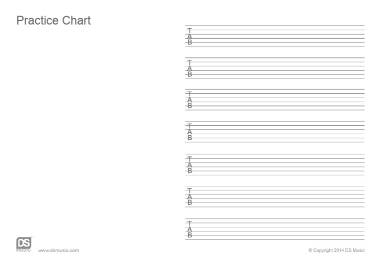 Practice Chart (TAB) | PDF