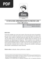 O CICLO DE APRENDIZAGEM NA PRÁTICA DE SALA DE AULA