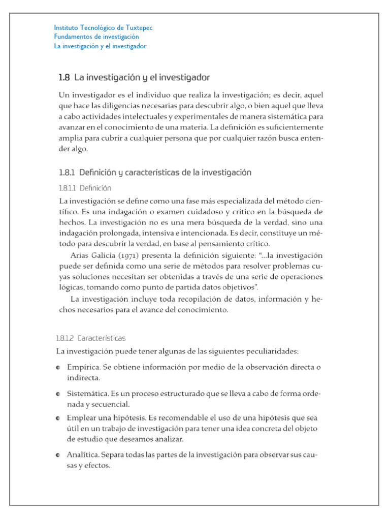 Lectura-La Investigación y El Investigador | PDF