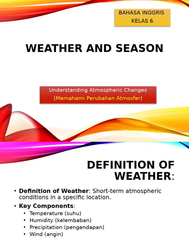 Understanding Weather and Seasons | PDF | Weather | Wet Season