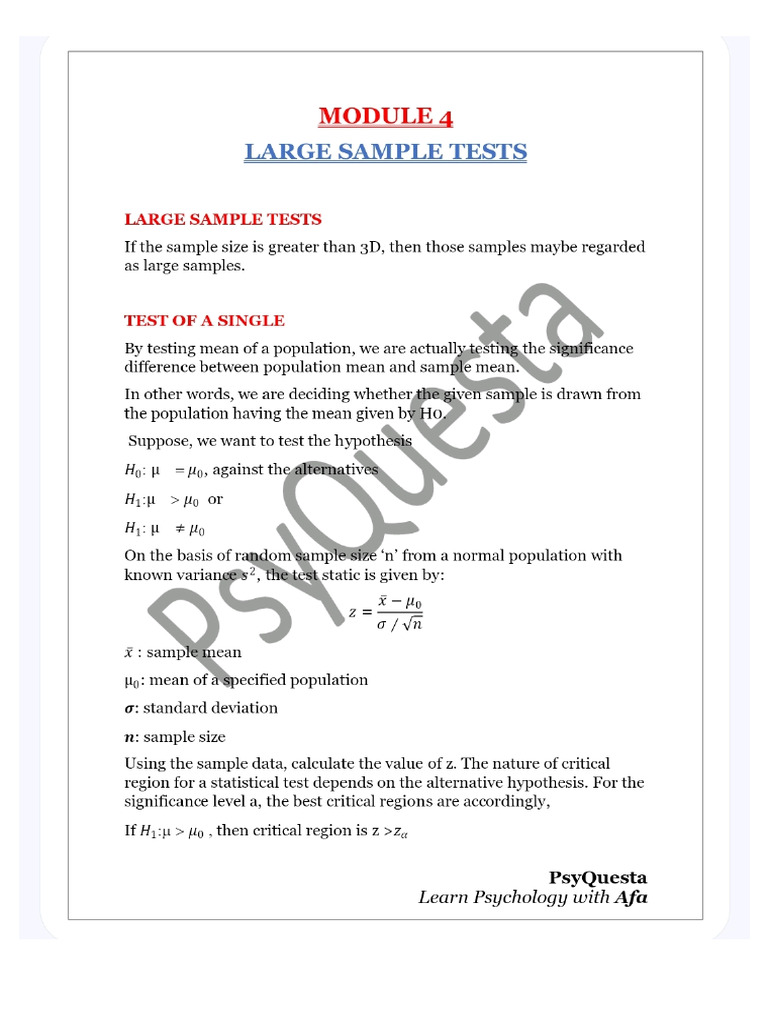 Statistics 3rd Sem Pages 4 | PDF